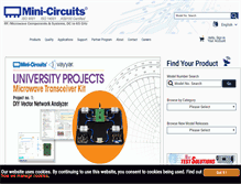 Tablet Screenshot of minicircuits.com